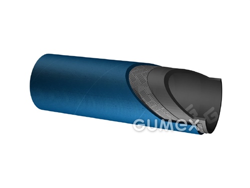 Hydraulická hadica pre čistiace stroje ALFAJET 210 1SN, 10/15,6mm, 210bar, SBR/SBR, oceľový výplet, -40°C/+155°C, modrá